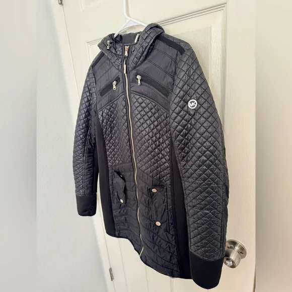 Michael Kors Black Quilted Jacket - Picture 2 of 6